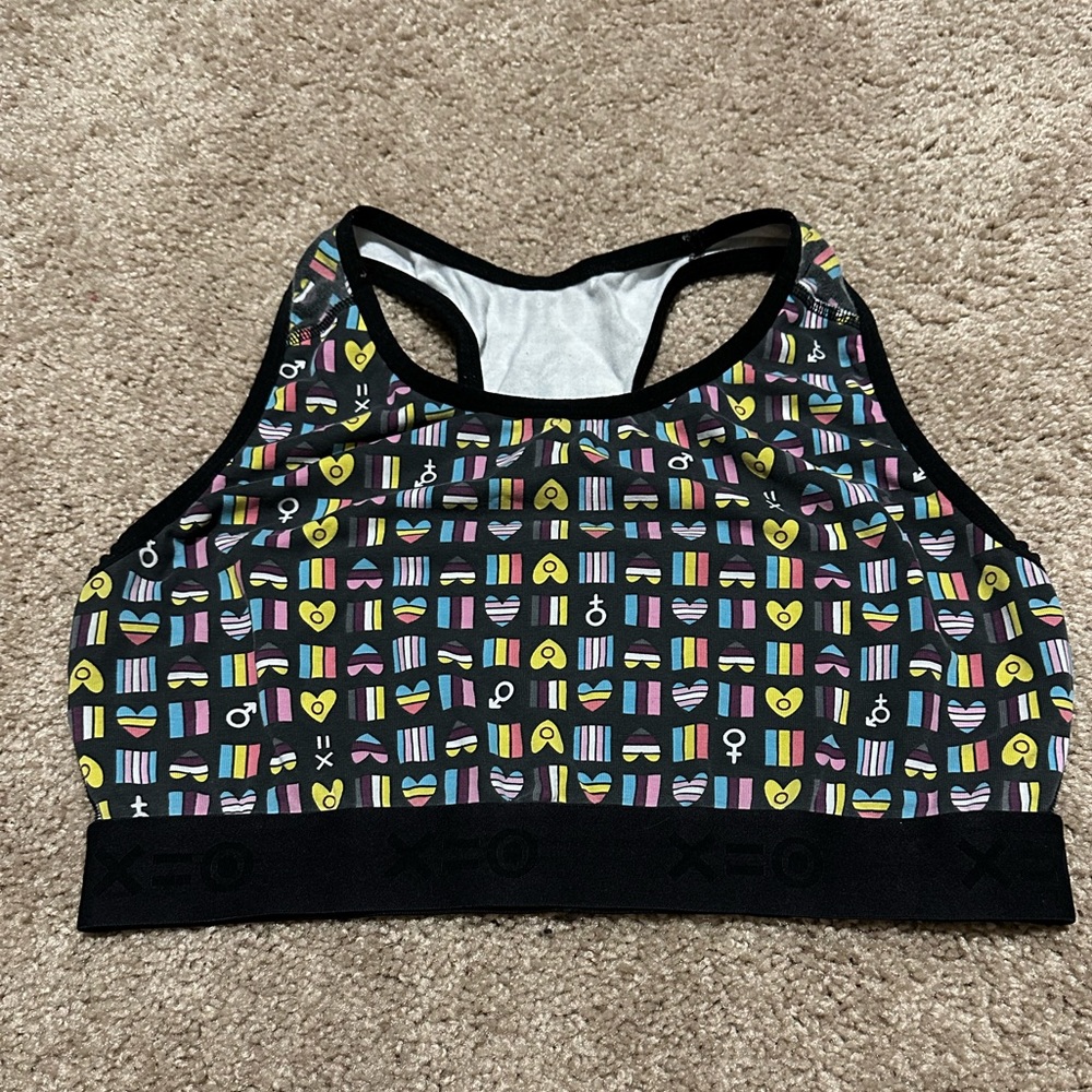 TomboyX XL Pride Sports Bra